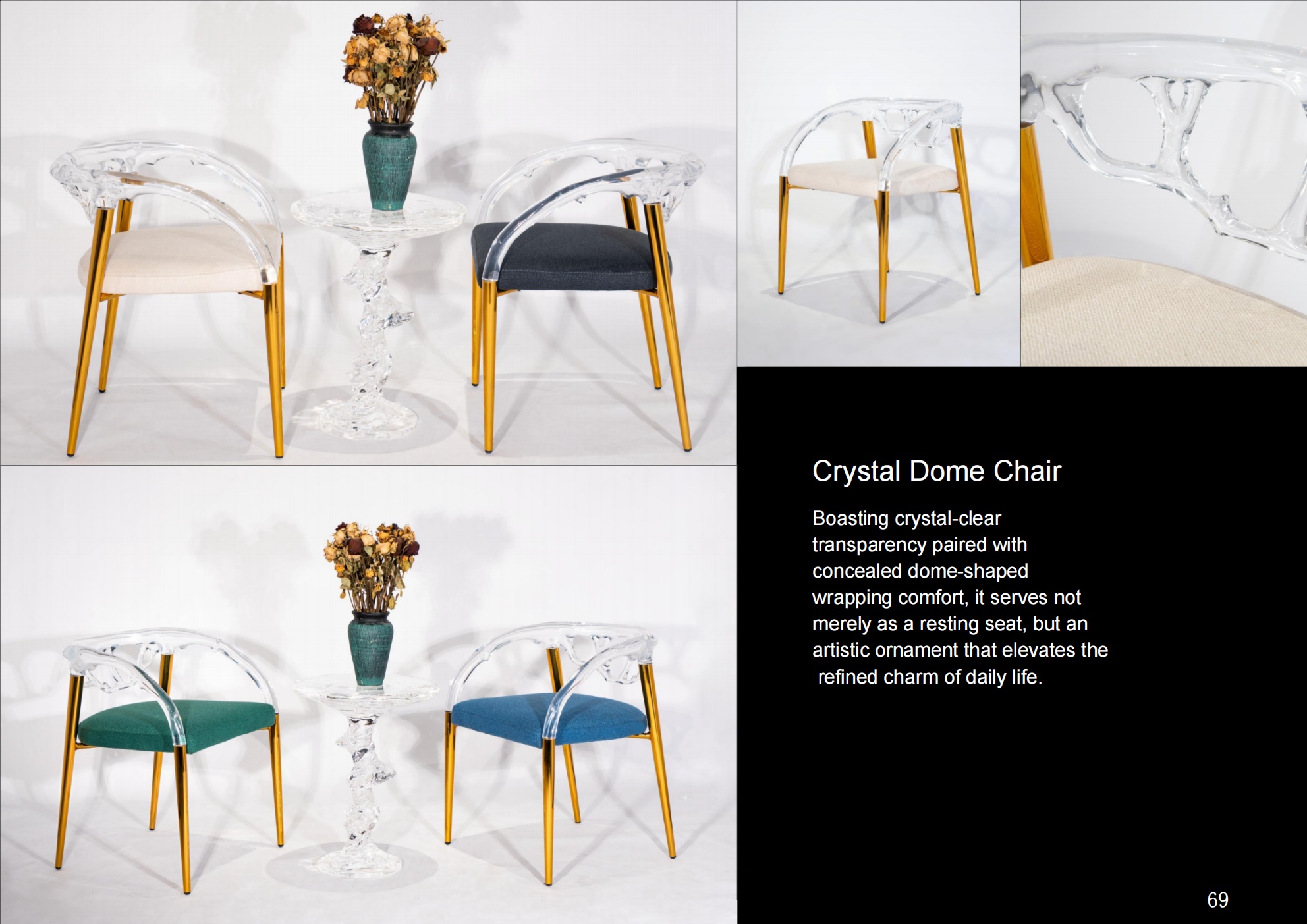 Crystal Dome Chair